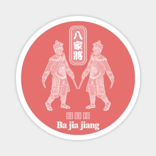 Taiwan ba jia jiang_the mysterious ghost-hunting team of Taiwan temple art culture_pink Magnet